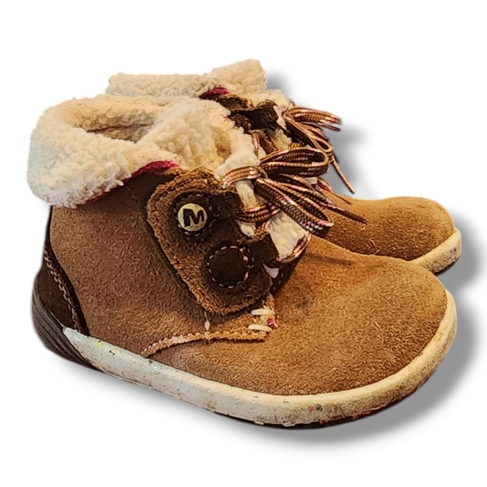 Merrell Kids Boots with Faux Fur Lining